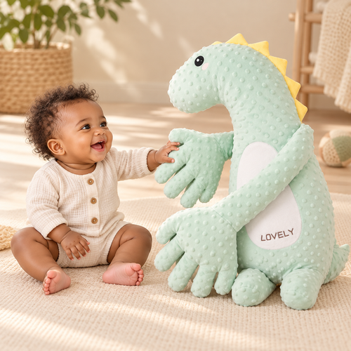 Minty Dino Comfort Cushion