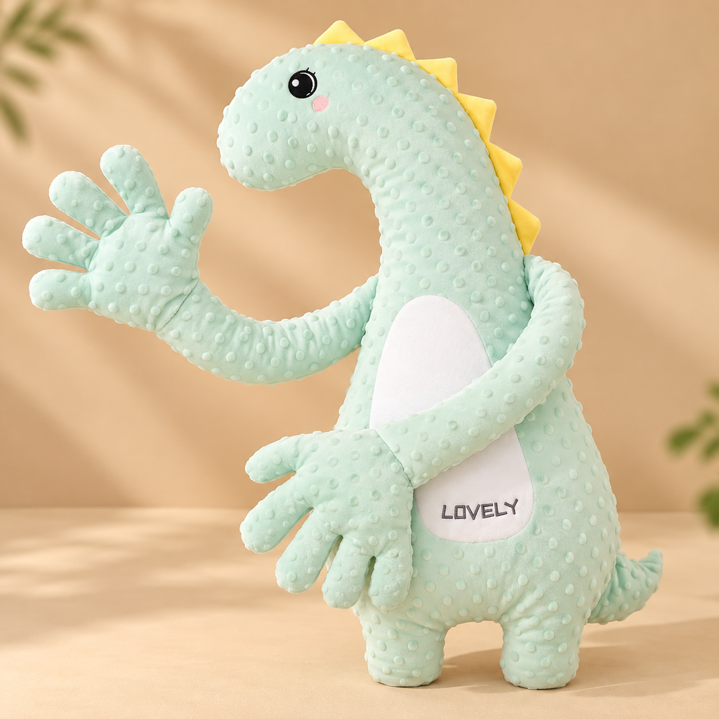 Minty Dino Comfort Cushion