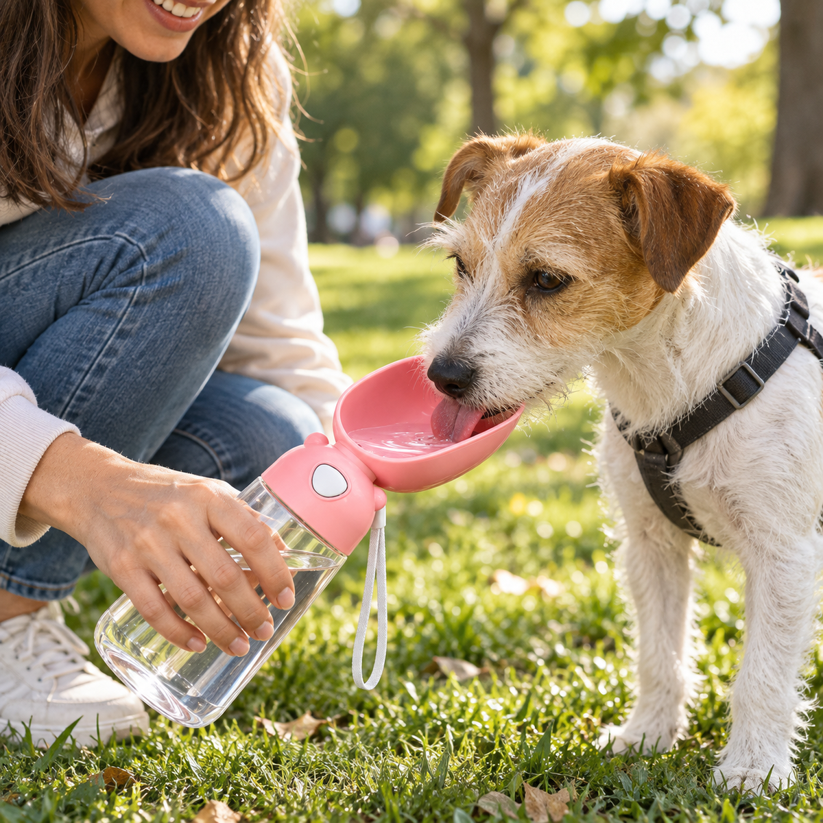 Portable Dog Water Bottle – 550 ml