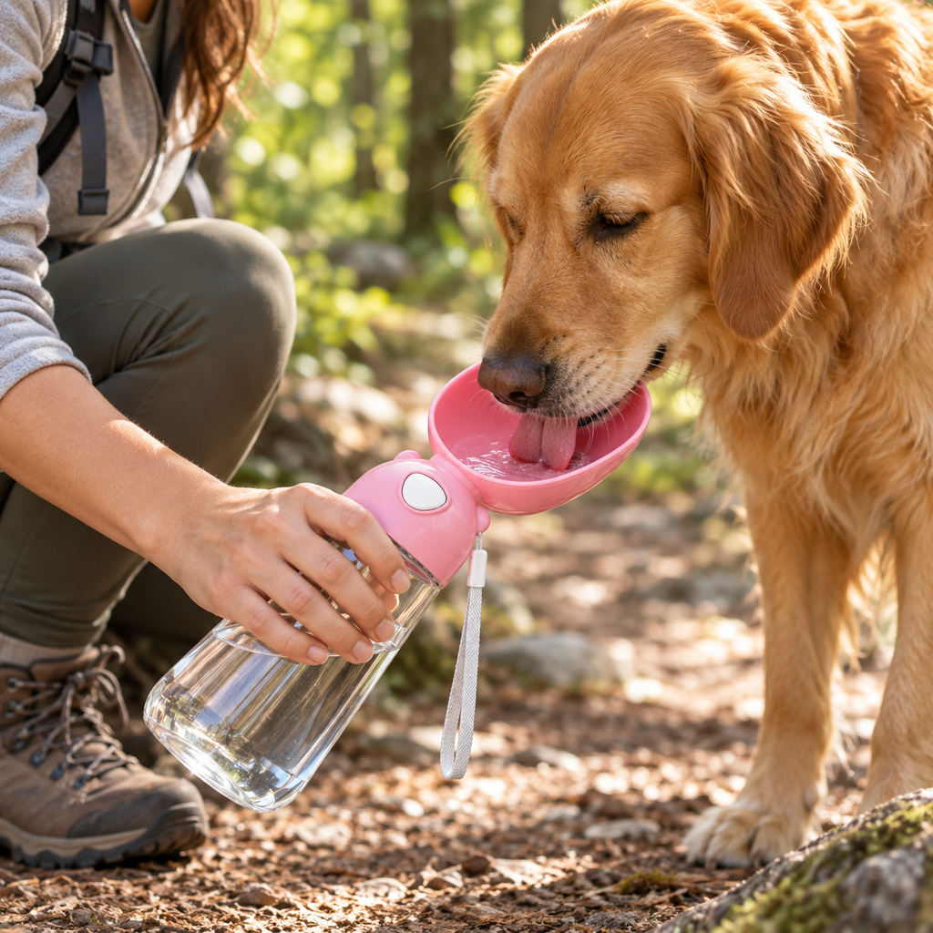 Portable Dog Water Bottle – 550 ml