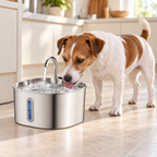 Stainless Steel Pet Water Fountain – 2.2 L
