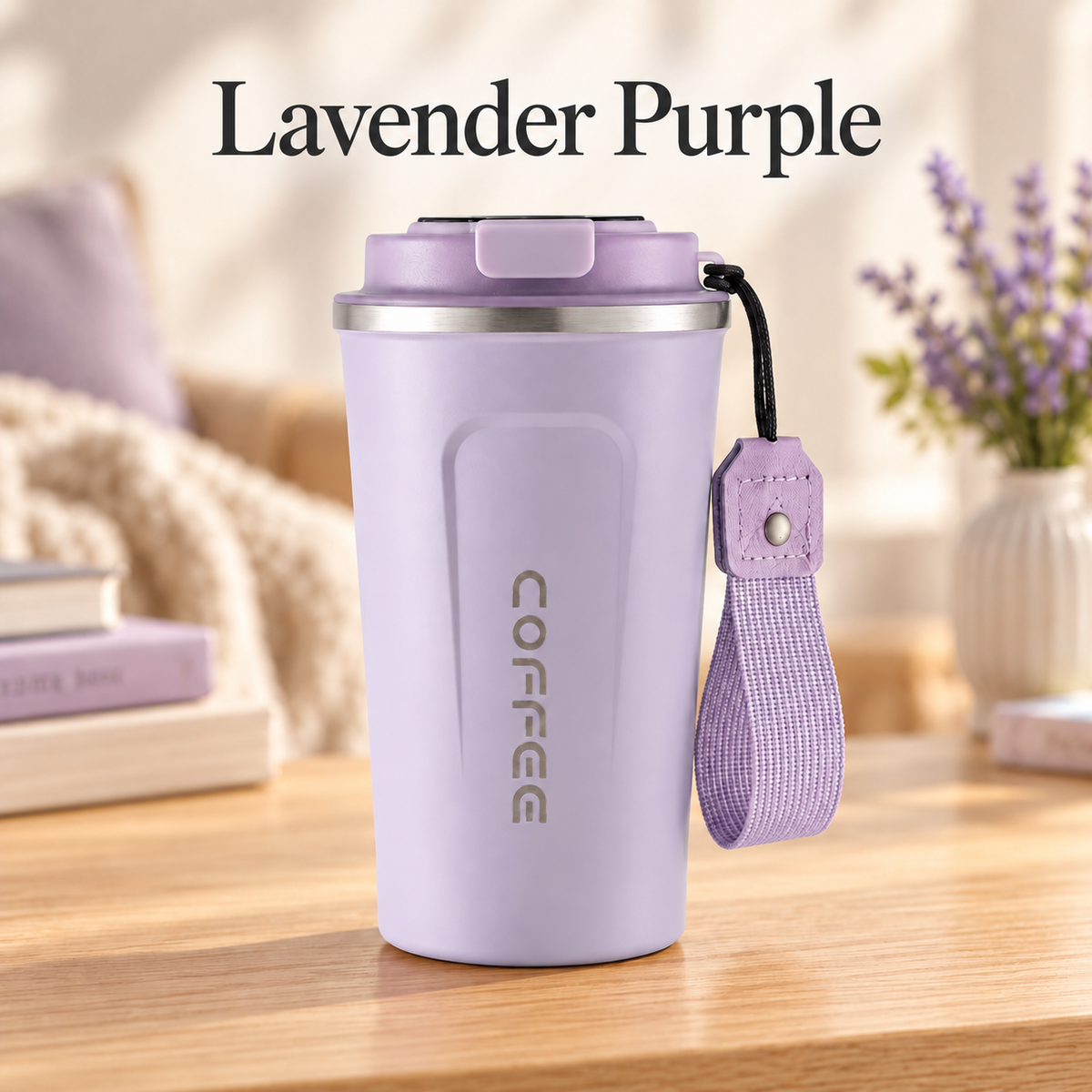 Signature Stainless Steel Travel Cup with Temperature Display