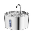 Stainless Steel Pet Water Fountain – 2.2 L